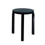 Artek - 60 Stool, black / black