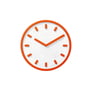 Magis - Tempo wall clock, orange