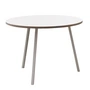 HAY - Loop Stand Round Table, Ø 105 cm, white / white
