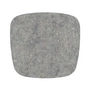 Hey Sign Felt Cuhion Eames Plastic Armchair, light grey mottled 5 mm AR, with anti-slide coating