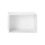 Muuto - Stacked System shelf module with rear panel, large / white