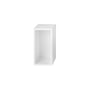 Muuto - Stacked System shelf module with back panel, small / white