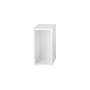 Muuto - Stacked System shelf module with back panel, small / white