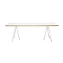 HAY - Loop Stand table, 160, white