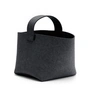 Hey Sign - Firewood basket with handle, graphite