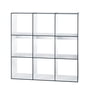 Hans Hansen - Library Modules Shelf HP 3 x 3, white