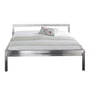 Hans Hansen - Pure bed 200 x 200 cm, stainless steel