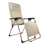 Fiam - Amida Relax lounger, aluminium / taupe