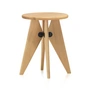 Vitra - Tabouret Solvay , natural oak / black