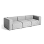Hay - Mags Sofa 3 seater, combination 1, gray (Hallingdal 130) (EU)