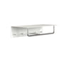 Frost - Unu wall coat rack with hook and bar, 600 mm, white / polished