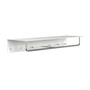Frost - Unu Wall coat rack with hook and bar, 1000 mm, white / polished