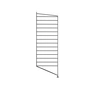 String - Bottom ladder for String shelf 85 x 30 cm, black