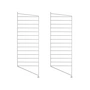String - Bottom ladder for String shelf 85 x 30 cm (set of 2), gray