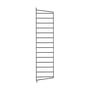 String - Wall Panel for String Shelf 75 x 30cm, black