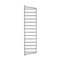 String - Wall ladder for String Shelf 75 x 20 cm, black