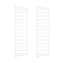 String - Wall Panel for String shelf 75 x 20 cm, white (pack of 2)