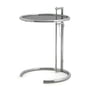 ClassiCon - Adjustable Table E1027, chrome / Parsol glass grey