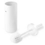 Authentics - Lunar toilet brush, white / white