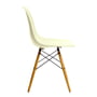 Vitra - Eames Plastic Side Chair DSW (h 43 cm), yellowish maple / cream, white felt glides