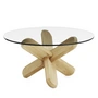 Normann Copenhagen - Ding coffee table, glass / oak