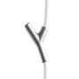 Authentics - Wardrope Wardrobe rope, white / chrome matt