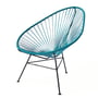 OK Design - The Acapulco Chair, petroleum blue