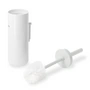 Authentics - Lunar Toilet brush wall-hung, white / white