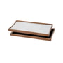 ArchitectMade - Tablett Turning Tray , 23 x 45 cm, black / white