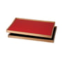 ArchitectMade - Tablett Turning Tray , 30 x 48 cm, black / red