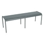 Fermob - Luxembourg 3 / 4 person bench without backrest, storm gray