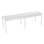 Fermob - Luxembourg 3 / 4 person bench without backrest, cotton white