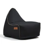 SACK it - RETRO it Canvas Beanbag, black