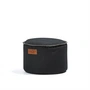 SACK it - RETRO it Cobana Drum Outdoor Pouf, black