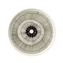 Marimekko - Oiva Siirtolapuutarha plate, Ø 25 cm, white / black