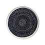 Marimekko - Oiva Räsymatto Plate, Ø 20 cm, black / white