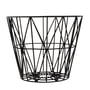 ferm Living - Wire Basket, medium, black