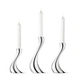 Georg Jensen - Cobra Candleholder, 16, 20 and 24 cm (set of 3)