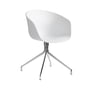 Hay - About A Chair AAC 20, aluminum polished / white 2. 0