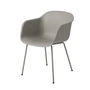 Muuto - Fiber Chair Tube Base , gray recycled