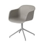 Muuto - Fiber Chair Swivel Base , grey