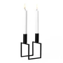 Audo - Cube Line Candlestick, black