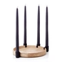 Applicata - Luna Candleholder, black