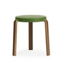 Normann copenhagen - Tap stool, walnut / olive green