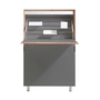 Müller Small Living - Flatmate Wall secretary, anthracite / birch