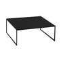 Hans Hansen - Less H 15/2 Side Table with Sled-Base Frame, Black / HPL BlackSide