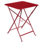 Fermob - Bistro Folding table, 57 x 57, poppy red