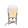 Pulpo - Oda Lamp, small, opaque white / black base