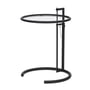 ClassiCon - adjustable table E1027, black / crystal glass