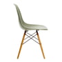 Vitra - Eames Plastic Side Chair DSW (h 43 cm), yellowish maple / moss grey, white felt glides